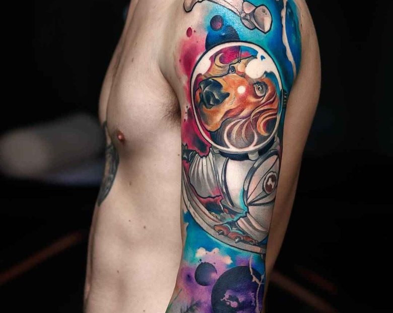 Яркие нью скул работы Uncl Paul Knows